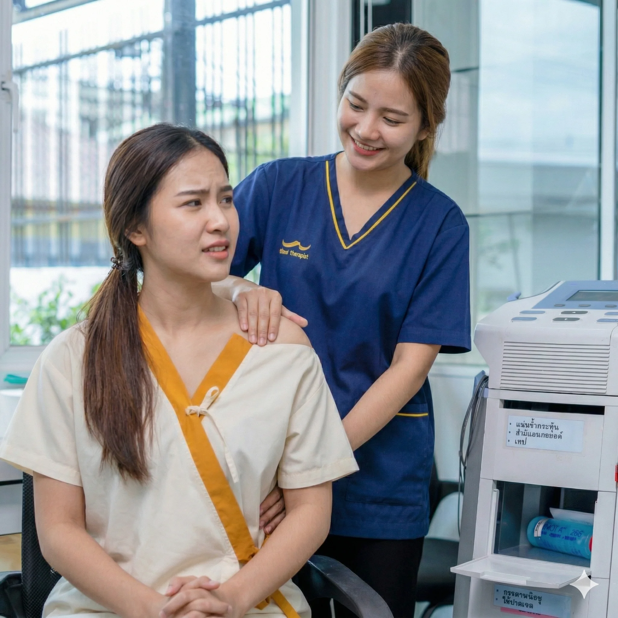 ประเมิน Office Syndrome ท่าทางการนั่งทำงาน KIN Wellness ศูนย์ฟื้นฟูคิน KIN